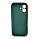 Чохол для смартфона Silicone Full Case AA Camera Protect for Apple iPhone 17 31,Dark Green - изображение 3
