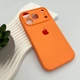 Чохол для смартфона Silicone Full Case AA Camera Protect for Apple iPhone 17 Pro Max 34,Papaya - изображение 4