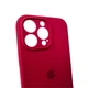 Чохол для смартфона Silicone Full Case AA Camera Protect for Apple iPhone 16 Pro 35,Maroon - изображение 6