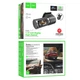 Відеореєстратор HOCO DV8 2K display hidden driving recorder(with rear camera) Black - зображення 2