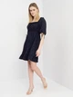 Сукня Vero Moda темно-синій в сердечка XFTHJ093 M - изображение 3