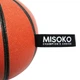 Игрушка MISOKO для собак, мяч надувной, в форме баскетбольного мяча, оранжевый, 18.5 см - изображение 2