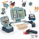 Электронная касса Smoby Toys Шопинг с терминалом весами и сканером со звуковым и световым эффектом 30 аксессуаров (7600350121) - изображение 3