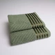 Комплект махровых полотенец SOFT 2шт GM Textile 50х90см, 70х140см 500г/м2 (Хаки) - изображение 1