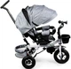 Rowerek trójkołowy EcoToys Delux JM-068-17 Szary (5903769970636) - obraz 6