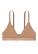 Бюстгальтер-бралетт без кісточок Victoria's Secret PINK Cotton Wireless Triangle Bralette XL кавовий (00416893QB7XL) - зображення 4