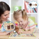 Дерев'яна магнітна гра-лабіринт сортер кольорів і цифр Stfitoh Montessori навчальна дошка з магнітною ручкою 18+ місяців (SKU-224) - зображення 4