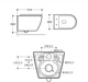 Унитаз подвесной Devit Aquamod HT-1014C-WHT00 Vortex Flush безободковый с сиденьем Soft Close дюропласт - изображение 4