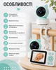 Видеоняня с двусторонним связком Baby Monitor с 5 дюймовым HD экраном поворотная радионяняня с гибким креплением и ночным видением - изображение 2