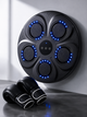 Боксерский тренажер для детей с Bluetooth, настенный музыкальный тренажер для бокса с 5 ударными зонами, интерактивная мишень с подсветкой и подсчетом ударов - изображение 2