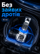 LED лампи H11 з лінзами для автомобільних фар 4000 лм 5000K з термоконтролем та легкою установкою - зображення 3