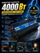 Автомобильный инвертор напряжения 4000 Вт с зарядным устройством 20 А для электропитания и защитой от перегрузки - изображение 1