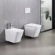 Біде підвісне Devit Flow Square DFL0520400W - зображення 2