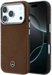Чохол для смартфона Mercedes-Benz Leather Semi Wrap Wood Effect MagSafe для Apple iPhone 17 Pro Camel (3666339618032) - зображення 2