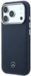 Чохол для смартфона Mercedes-Benz Leather Semi Wrap Wood Effect MagSafe для Apple iPhone 17 Pro Navy Blue (3666339618148) - зображення 3