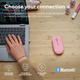 Миша Trust Puck Bluetooth/Wireless Pink (TR24125) - зображення 5