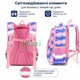 Школьный рюкзак для девочки 41 см 3–5 класс ортопедический Единорог со светоотражающими элементами Розово-фиолетовый (6729207) - изображение 7