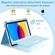 Чехол клавиатура с подсветкой для iPad 11/10 Gen немецкая раскладка MMK - изображение 7