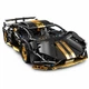 Конструктор машина Техник Lamborghini Black-Gold детский конструктор для мальчиков гоночная спортивная машинка Lamborghini для сборки для взрослых и детей большой игровой развивающий набор подарок на день рождения 1314 деталей - изображение 10