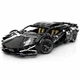 Конструктор машина Техник Lamborghini Черный детский конструктор для мальчиков гоночная спортивная машинка Lamborghini для сборки для взрослых и детей большой игровой развивающий набор подарок на день рождения 1280 деталей - изображение 7