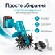 Акумуляторний культиватор Gemei 18V ручний садовий 2 АКБ 160 мм для городу - зображення 4