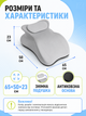Подушка для отдыха лежа эргономичная 65×50×23 см с поддержкой шеи, груди, рук и поясницы, для чтения, телефона, йоги и релакса, серая (49676114) - изображение 3