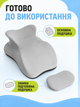 Подушка для отдыха лежа эргономичная 65×50×23 см с поддержкой шеи, груди, рук и поясницы, для чтения, телефона, йоги и релакса, серая (49676114) - изображение 7