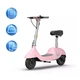 Електросамокат з сидінням OKAI Ceetle PRO EA10C Pink 10', 350(900)W, 25Km/h, 10.4Ah, 55Km, 20%, NFC, App.29kg (EA10C-P) - зображення 12