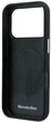 Чохол для смартфона Mercedes-Benz Leather Semi Wrap Grill Pattern MagSafe для Apple iPhone 17 Pro Black (3666339618360) - зображення 7