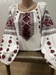 Стильна гуцульська вишиванка на білому домотканому полотні ручної роботи ж-1919. M - зображення 3