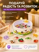 Дерев'яна магнітна риболовля Montessori, 30 різнокольорових фігурок на тему тварини та фрукти - зображення 5