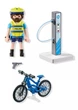 Дитячий ігровий набір Playmobil Action Heroes Велосипедний поліцейський патруль 71732 (4008789717320) - зображення 3