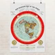 Постер Карта Глісона, пласка Земля, Alexander Gleason, Flat Earth Map (1892), A0 106×75 см (id6151) - зображення 1