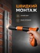 Пневматический монтажный пистолет-нейлер MTX для забивания гвоздей и дюбелей в кейсе - изображение 3