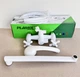 Змішувач для ванни Plamix пластиковий із шлангом та лійкою SIRIUS-140 White PM0637 - зображення 2