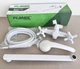 Змішувач для ванни Plamix пластиковий із шлангом та лійкою SIRIUS-140 White PM0637 - зображення 3