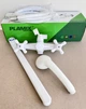 Змішувач для ванни Plamix пластиковий із шлангом та лійкою SIRIUS-140 White PM0637 - зображення 4