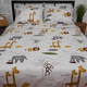 Комплект постельного белья Moon&Star Бязь Gold Люкс Savanna Gray King Size 220x240 наволочки 4х50х70 (MS-820015053) - изображение 2
