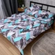 Комплект постельного белья Moon&Star Бязь Gold Люкс Aqua Loft Евро 200х220 наволочки 2х50х70 (MS-820013136) - изображение 5