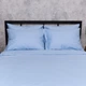 Комплект постільної білизни Moon&Star Satin Stripe Sky Stripe євро 200х220 наволочки 4х70х70 (MS-820017199) - зображення 3