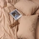Комплект постільної білизни Moon&Star Сатин Premium Cream Touch King Size 220x240 наволочки 4х70х70 (MS-820016699) - зображення 4