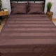 Комплект постельного белья Moon&Star Satin Stripe Arabica Евро 200х220 наволочки 2х40х60 (MS-820016845) - изображение 2