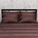 Комплект постельного белья Moon&Star Satin Stripe Arabica Евро 200х220 наволочки 2х40х60 (MS-820016845) - изображение 3