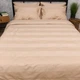 Комплект постельного белья Moon&Star Satin Stripe Cream Latte Евро 200х220 наволочки 2х40х60 (MS-820016880) - изображение 2