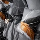 Комплект постельного белья Moon&Star Бязь Gold Люкс Graphite Feather Семейный 143х210х2 наволочки 4х70х70 (MS-820013994) - изображение 4