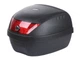 Кофр (багажник) для мотоцикла задний TT AGRO MOTO YM-0807 (V-28L) 39.5×39.5×30 черный с красным - изображение 1