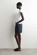 Шорти COS High-Rise Denim Shorts Жіночі Джинсові Темно-сині 25 (1222524005) - изображение 3