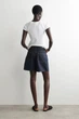 Шорти COS High-Rise Denim Shorts Жіночі Джинсові Темно-сині 25 (1222524005) - изображение 4
