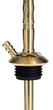Кальян Trumpet Moar Gold Craft Black 49см из нержавеющей стали с черной колбой золотой - изображение 5