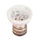 Чаша Aroma Sierra Glaze White/Brown для кальяна 8.5см из глины в глазури классик турка - изображение 2